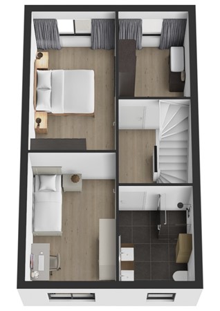 Hazelegerstraat 2A, 4264 VB Veen - Plattegrond 3D Hazelegerstraat 2a Veen Verdieping.jpg