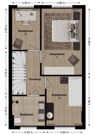 Lindestraat 12, 4266 EG Eethen - Plattegrond Lindestraat 12 Eethen verdieping.jpg