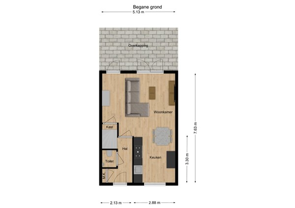 Mgr. Bekkersstraat 27, 5146 DT Waalwijk - 12 - Plattegrond BG.jpg