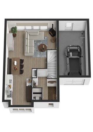 Janbaas 11, 4255 JS Nieuwendijk - Plattegegrond 3D Janbaas 11 Nieuwendijk NB Begane grond.jpg