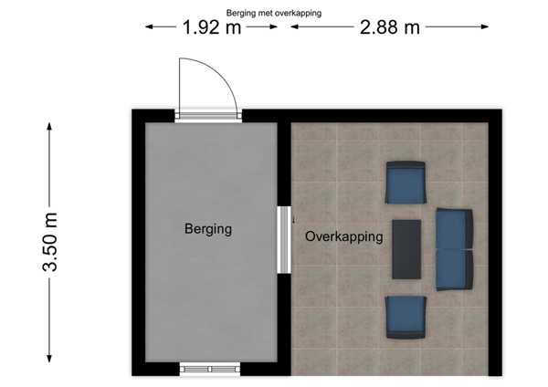 Kievit 28, 5161 WX Sprang-Capelle - 4 - Plattegrond Z.jpg