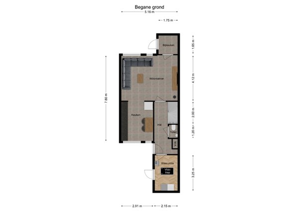 Kievit 28, 5161 WX Sprang-Capelle - 1 - Plattegrond BG.jpg