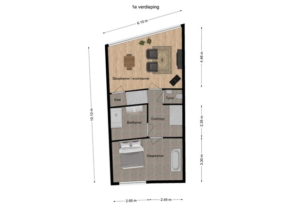Mostheuvelstraat 87, 5045 DP Tilburg - 2 - Plattegrond EV.jpg