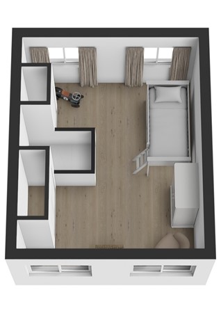 Havenstraat 2, 4251 BB Werkendam - Plattegrond 3D Havenstraat 2 Werkendam Zolder.jpg