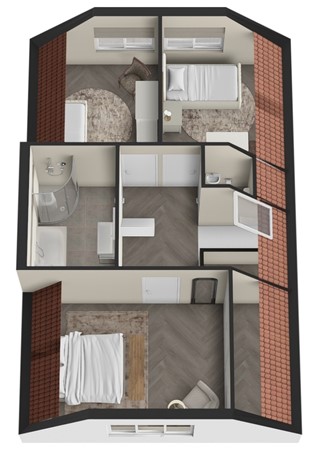 Vlet 1, 4251 DD Werkendam - Plattegrond 3D Vlet 1 Werkendam Verdieping.jpg