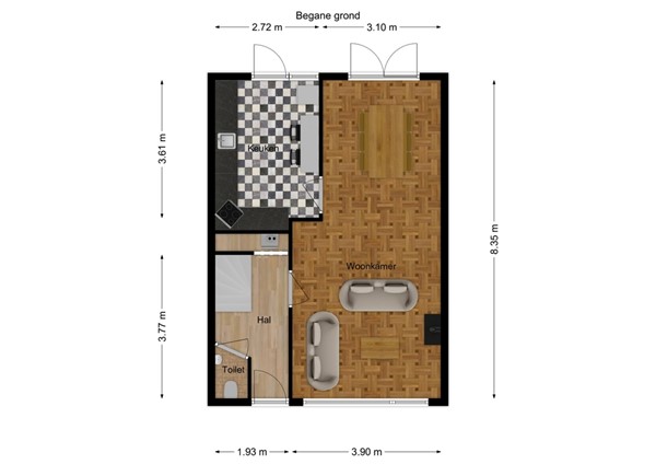 Luchthavenlaan 5, 5042 TA Tilburg - 1 - Plattegrond BG.jpg