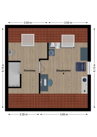 Dokter Oosteromstraat 18, 4281 LD Andel - Plattegrond Dokter Oosteromstraat 18 Andel Zolder.jpg