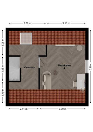 Parallelweg 56, 4283 GS Giessen - Plattegrond Parallelweg 56 Giessen Zolder.jpg