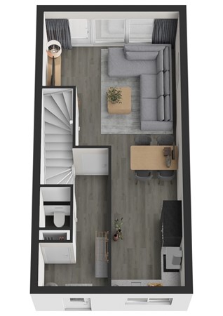 Rijshaak 15, 4251 SC Werkendam - Plattegrond 3D Rijshaak 15 Werkendam Begane grond.jpg