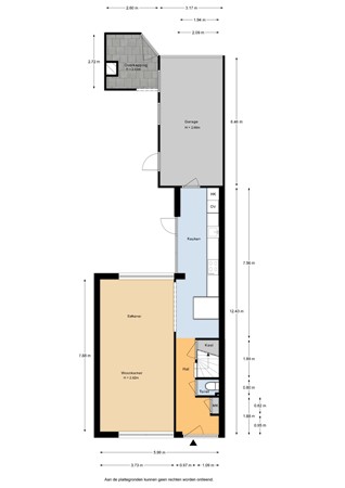 Vlaswiek 10, 4283 HJ Giessen - Plattegrond Vlaswiek 10 Giessen Begane grond.jpg