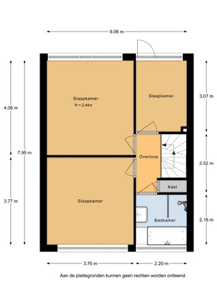 Vlaswiek 10, 4283 HJ Giessen - Plattegrond Vlaswiek 10 Giessen Verdieping.jpg