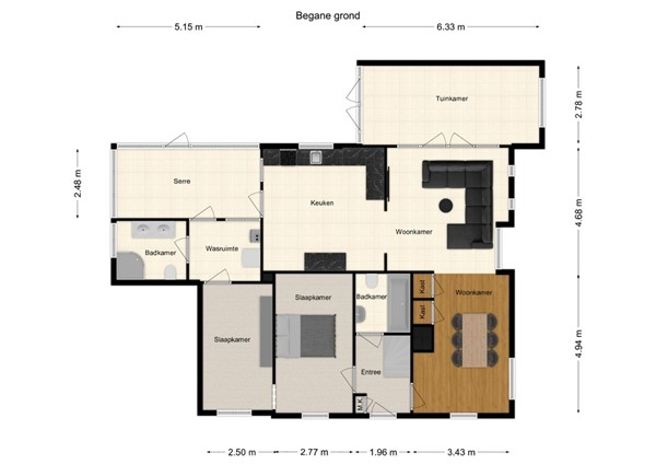 Nieuwevaart 2, 5161 AR Sprang-Capelle - 1 - Plattegrond BG.jpg