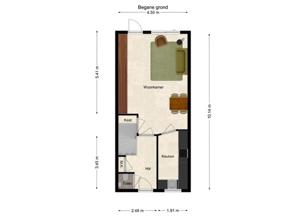 Tongelaar 48, 5146 HB Waalwijk - 1 - Plattegrond BG.jpg