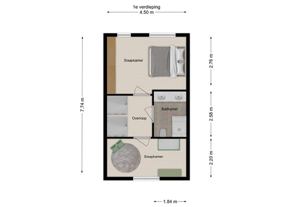 Tongelaar 48, 5146 HB Waalwijk - 2 - Plattegrond EV.jpg