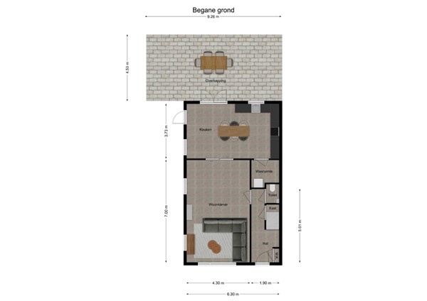 Waspikse Weg 17A, 5109 RE 's Gravenmoer - 1 - Plattegrond BG.jpg