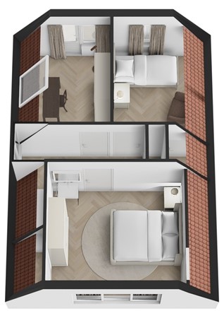 Kastanjelaan 18, 4254 AH Sleeuwijk - Plattegrond 3D Kastanjelaan 18 Sleeuwijk Verdieping.jpg