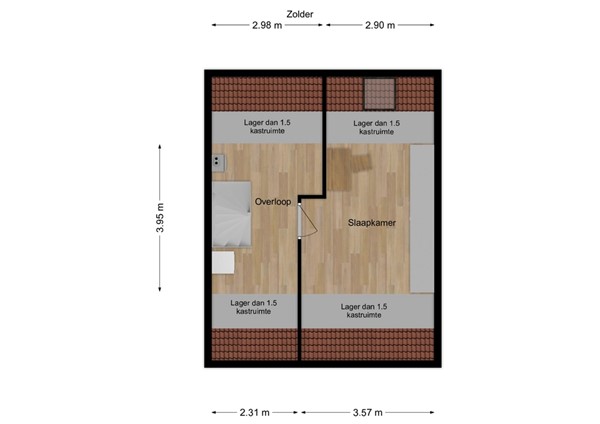 Beatrixstraat 16, 5161 HP Sprang-Capelle - 3 - Plattegrond Z.jpg
