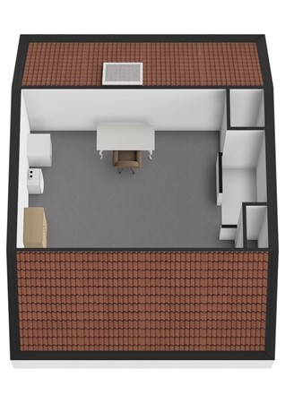 Mr. Simon Buijsstraat 16, 4931 RC Geertruidenberg - Plattegrond 3D Meester Simon Buijsstraat 16 Geertruidenberg Zolder.jpg