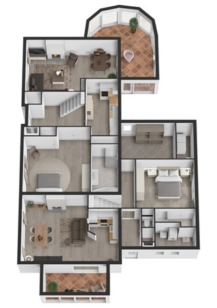 Kildijk 45, 4255 TB Nieuwendijk - Plattegrond 3D Kildijk 45 Nieuwendijk NB Begane grond.jpg