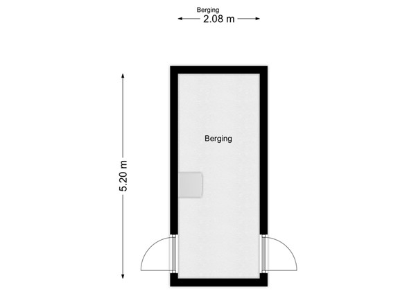 Sweelinckstraat 23, 5144 VB Waalwijk - 3 - Plattegrond Berging.jpg