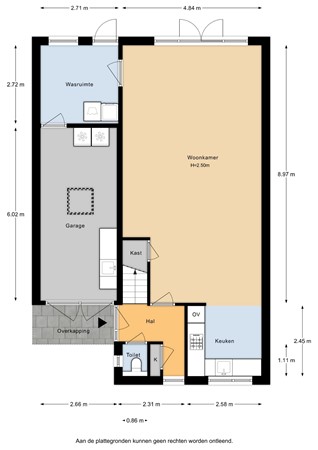 Doeverensestraat 13, 4265 JM Genderen - Plattegrond Doeverensestraat 13 Genderen Begane grond.jpg