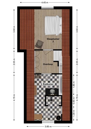 Korn 27, 4271 BM Dussen - Plattegrond Korn 27 Dussen Verdieping.jpg