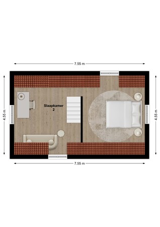 Korn 27, 4271 BM Dussen - Plattegrond Korn 27 Dussen Verdieping ll.jpg