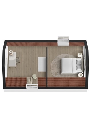 Korn 27, 4271 BM Dussen - Plattegrond 3D Korn 27 Dussen Verdieping ll.jpg