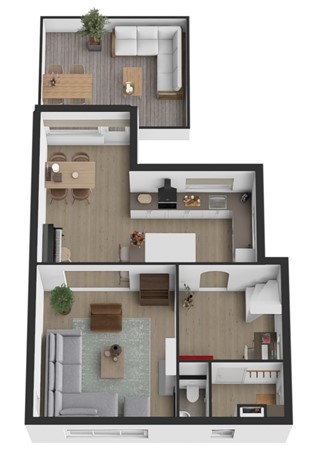 Kildijk 48, 4255 TB Nieuwendijk - Plattegrond 3D Kildijk 48 Nieuwendijk NB Begane grond.jpg