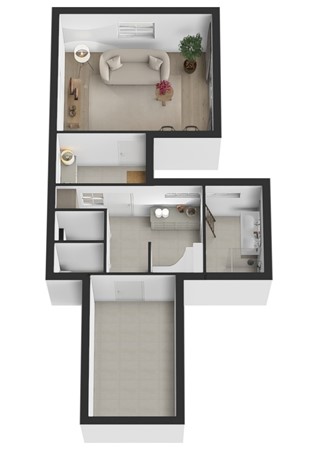 Kildijk 48, 4255 TB Nieuwendijk - Plattegrond 3D Kildijk 48 Nieuwendijk NB Souterrain.jpg
