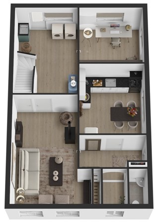 Polstraat 80, 4261 BV Wijk en Aalburg - Plattegrond 3D Polstraat 80 Wijk en Aalburg Begane grond.jpg