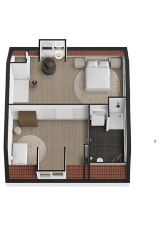 Polstraat 80, 4261 BV Wijk en Aalburg - Plattegrond 3D Polstraat 80 Wijk en Aalburg Verdieping.jpg