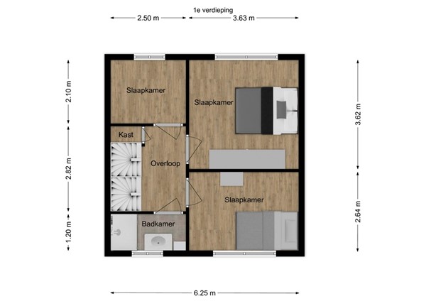 Wendelnessestraat 13, 5165 EB Waspik - 2 - Plattegrond EV.jpg