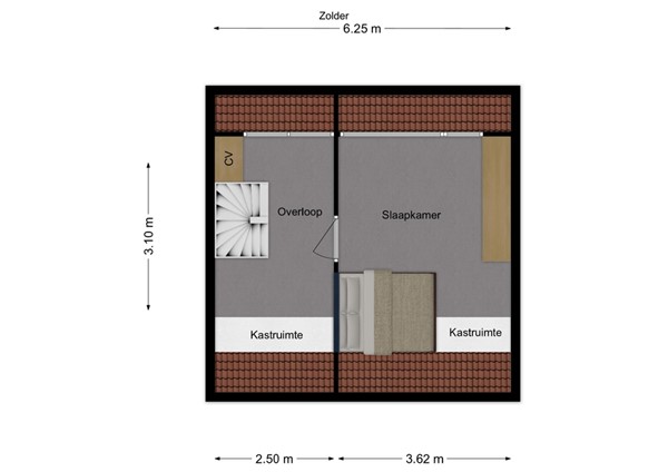 Wendelnessestraat 13, 5165 EB Waspik - 3 - Plattegrond Z.jpg