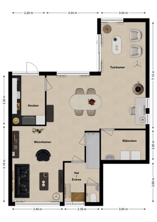 Lindenhof 2, 4254 BR Sleeuwijk - Plattegrond Lindenhof 2 Sleeuwijk Begane grond.jpg