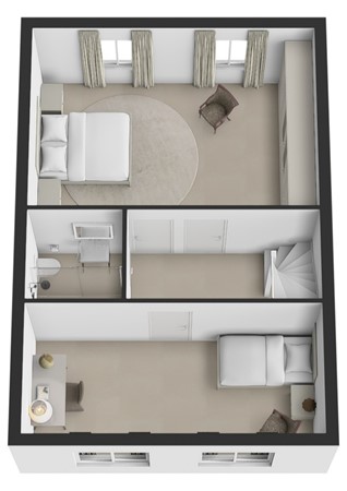 Lindenhof 2, 4254 BR Sleeuwijk - Plattegrond 3D Lindenhof 2 Sleeuwijk Verdieping.jpg