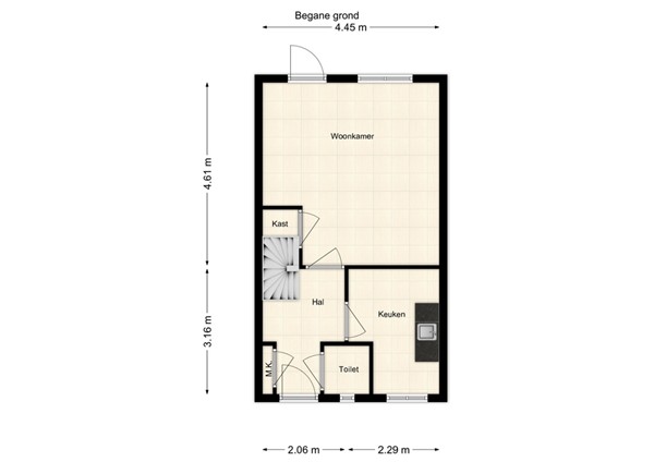 Poolsestraat 39D, 5161 AL Sprang-Capelle - 17 - Plattegrond BG.jpg