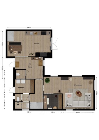 Schenkeldijk 1, 4255 KD Nieuwendijk - Plattegrond Schenkeldijk 1 Nieuwendijk NB Begane grond.jpg