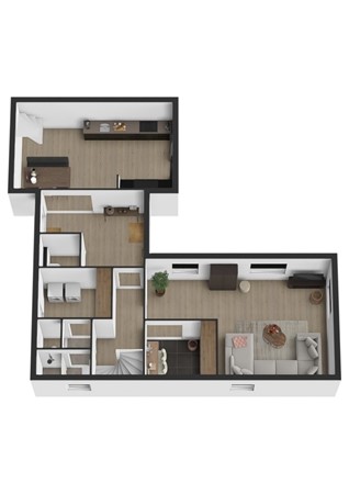 Schenkeldijk 1, 4255 KD Nieuwendijk - Plattegrond 3D Schenkeldijk 1 Nieuwendijk NB Begane grond.jpg