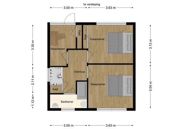 Veenstraat 23, 5124 NC Molenschot - 2 - Plattegrond EV.jpg