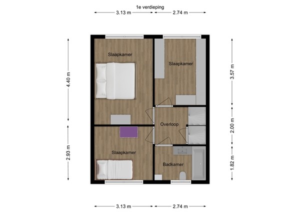 Van Speijkstraat 25, 5151 MD Drunen - 2 - Plattegrond EV.jpg
