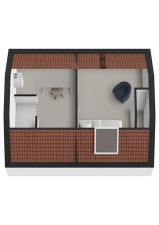 Bentlaken 20, 4251 GV Werkendam - Plattegrond 3D Bentlaken 20 Werkendam Zolder.jpg