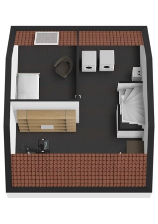 Middenveld 43, 4286 GJ Almkerk - Plattegrond 3D Middenveld 43 Almkerk Zolder.jpg