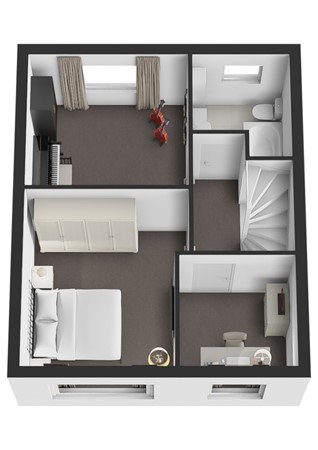 Middenveld 43, 4286 GJ Almkerk - Plattegrond 3D Middenveld 43 Almkerk Verdieping.jpg