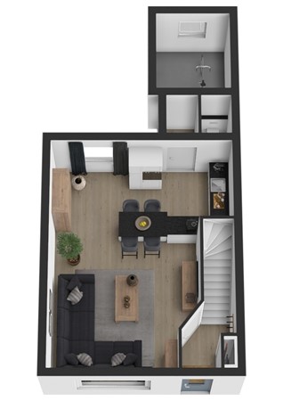 Middenveld 43, 4286 GJ Almkerk - Plattegrond 3D Middenveld 43 Almkerk Begane grond.jpg