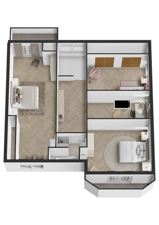 Maasdijk 16, 4941 GB Raamsdonksveer - Plattegrond 3D Maasdijk 16 Raamsdonksveer Verdieping.jpg