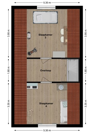 Vissersdijk 34, 4251 ED Werkendam - Plattegrond Vissersdijk 34 Werkendam Zolder.jpg