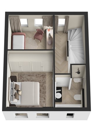 Wilhelminalaan 48, 5306 XD Brakel - Plattegrond 3D Wilhelminastraat 48 Brakel Verdieping.jpg