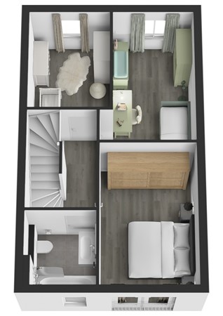 Maasgaard 14, 4261 AZ Wijk en Aalburg - Plattegrond 3D Maasgaard 14 Wijk en Aalburg Verdieping.jpg