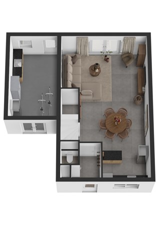 Maasgaard 14, 4261 AZ Wijk en Aalburg - Plattegrond 3D Maasgaard 14 Wijk en Aalburg Begane grond.jpg